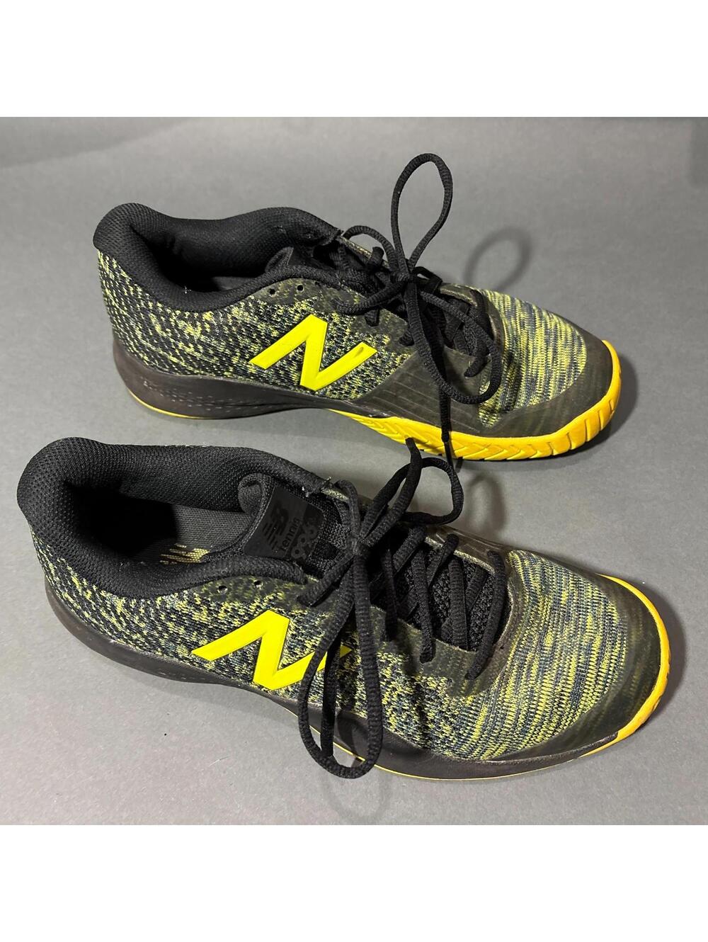 New Balance 996 Series Men's Sneakers Size 8.5 Black Yellow Lace Up Tennis Shoes - Picture 3 of 9